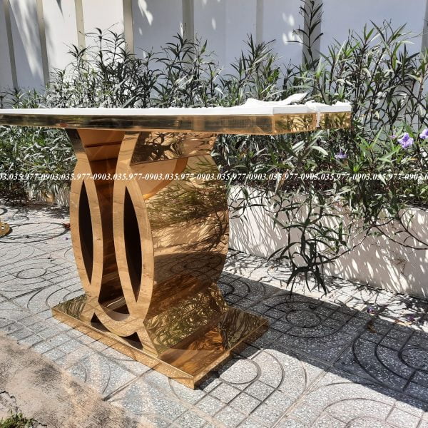 Bàn consode inox mạ PVD