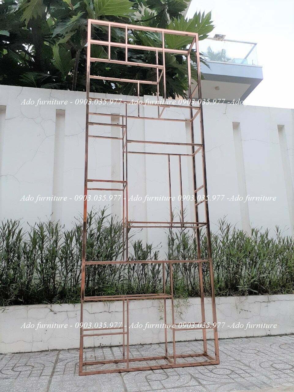 Kệ inox xi mạ PVD