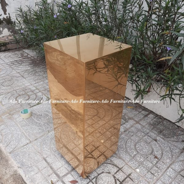 Thùng inox mạ vàng PVD