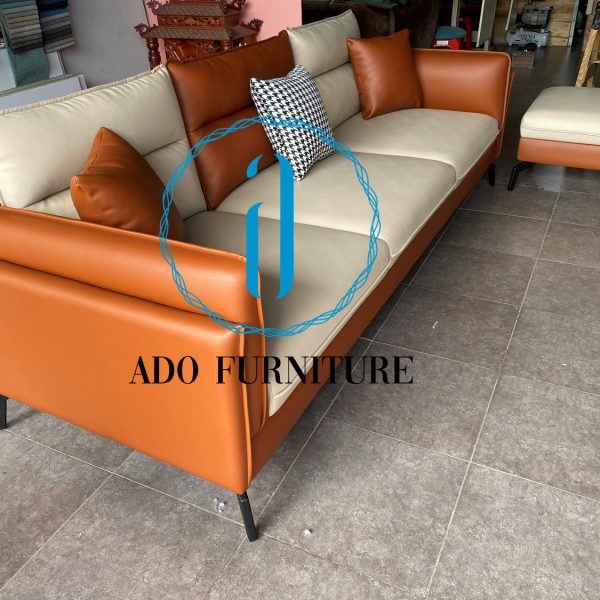 Ghế sofa băng bọc da công nghiệp